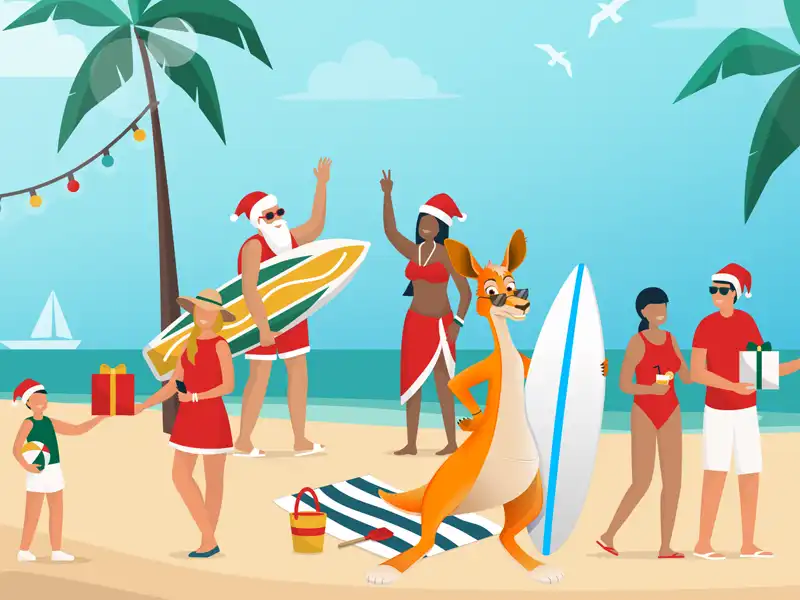 Sun, Surf & Spins | Ruby’s Aussie Christmas at Ripper Casino